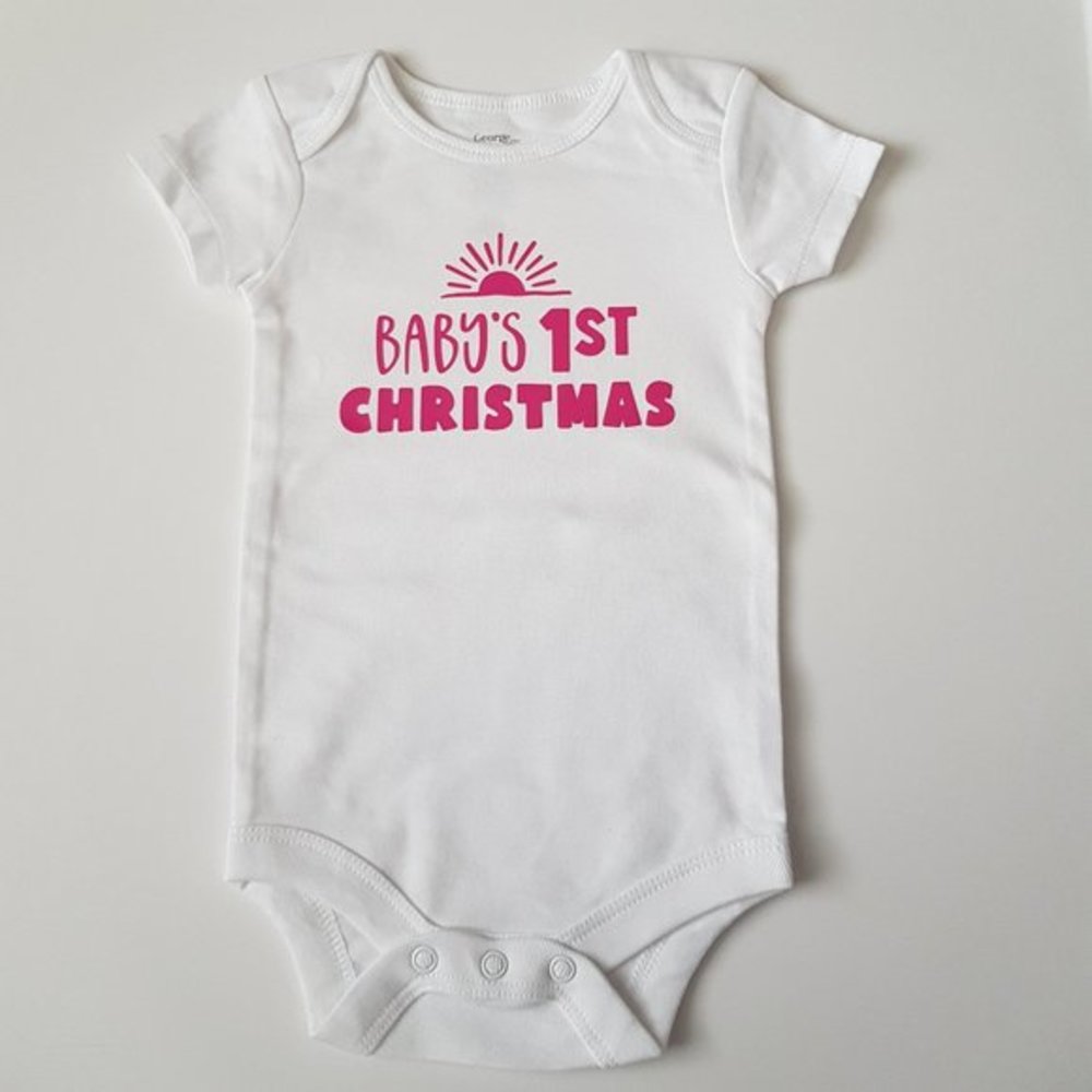 "Baby's 1st Christmas" Bodysuit
